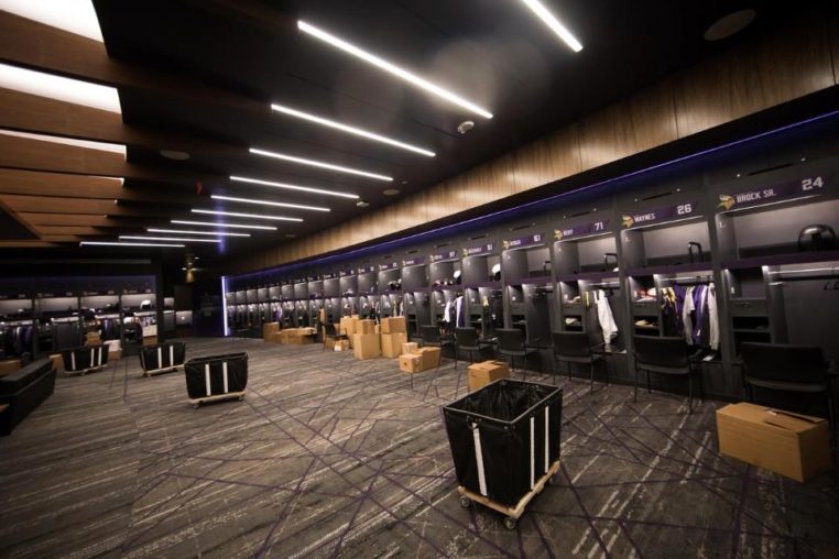 Vikings locker room