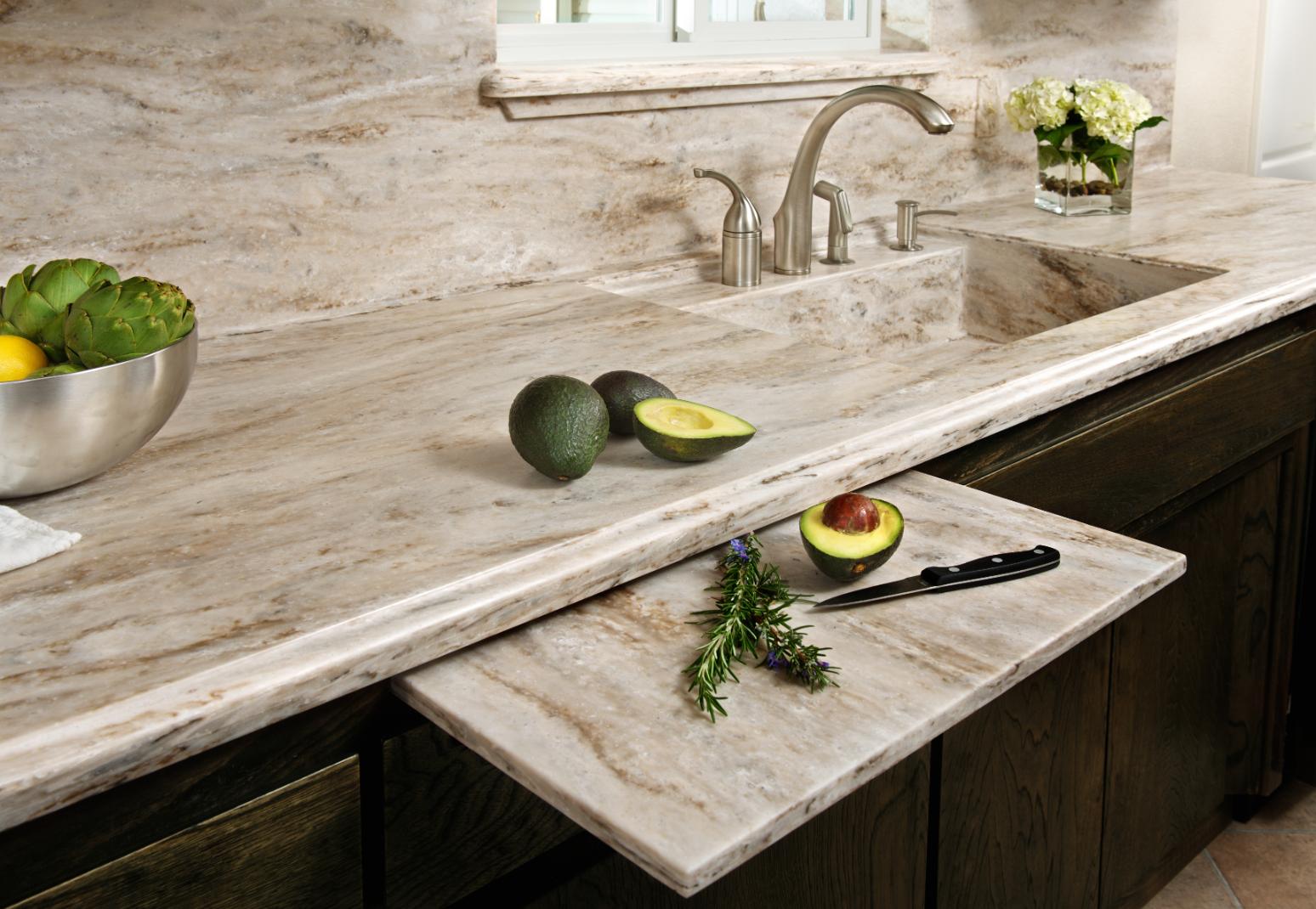 st germains corian solid surface sandalwood kitchen