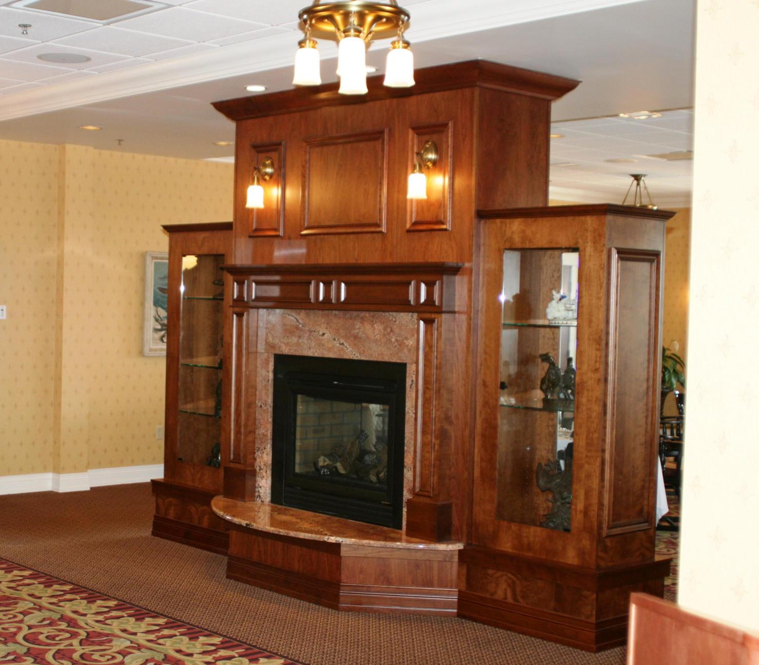 st germains millwork country club fireplace